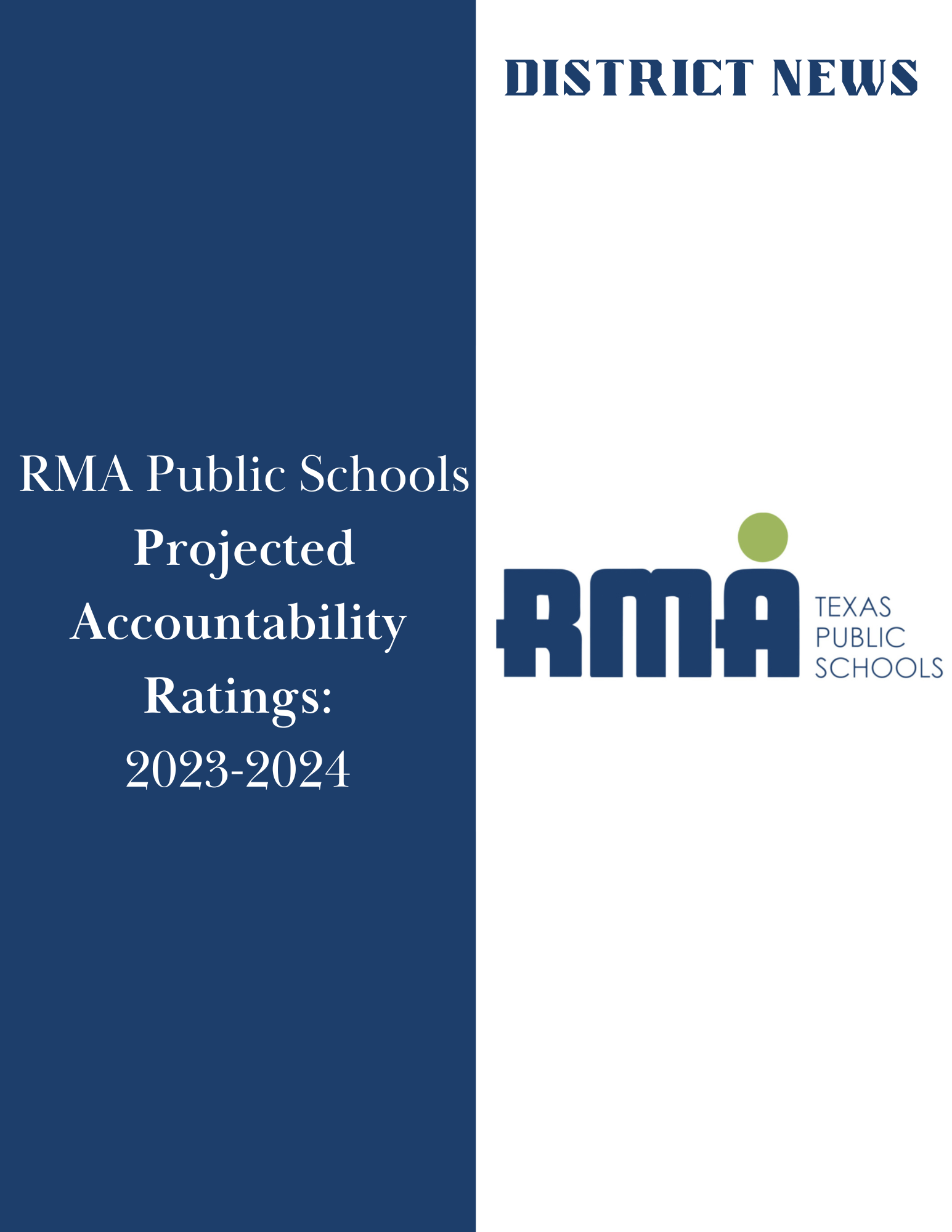 RMA Public Schools Projected Accountability Ratings: 2023-2024